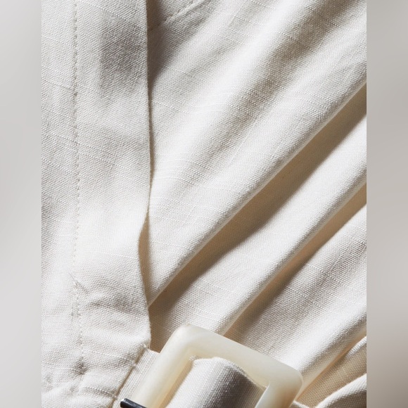 NWT $598 Veronica Beard Octavia Stretch-Linen Wrap Dress - Picture 5 of 6